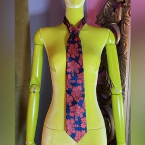 Paul Fredrick Floral Silk Tie
